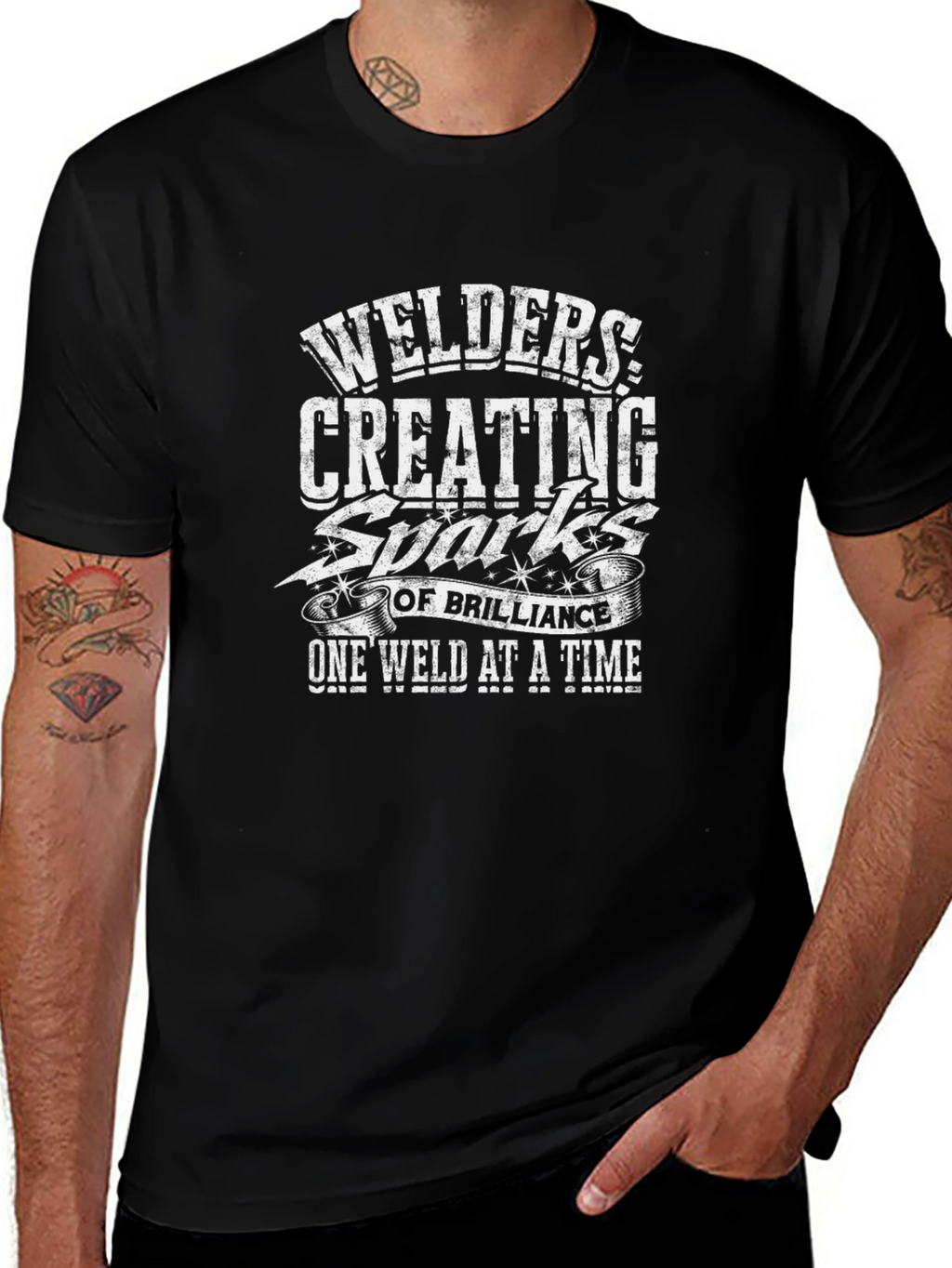 Welders Spark T-Shirt: Creating Brilliance