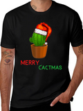 Merry Cactmas T-Shirt - Holiday Cactus Tee