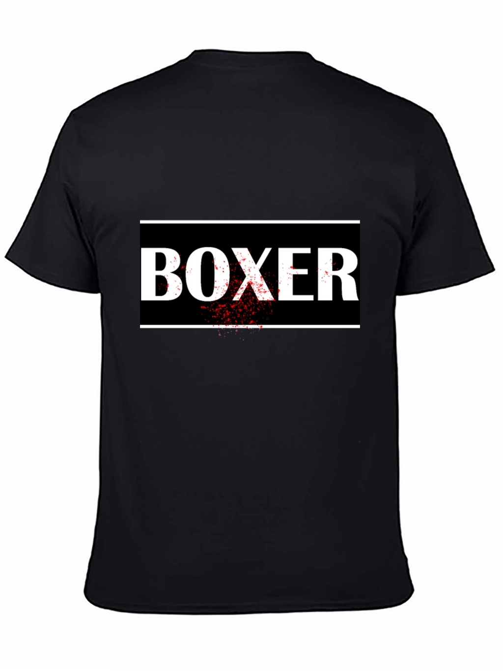 BOXER Graphic Tee - Stylish Black Cotton T-Shirt