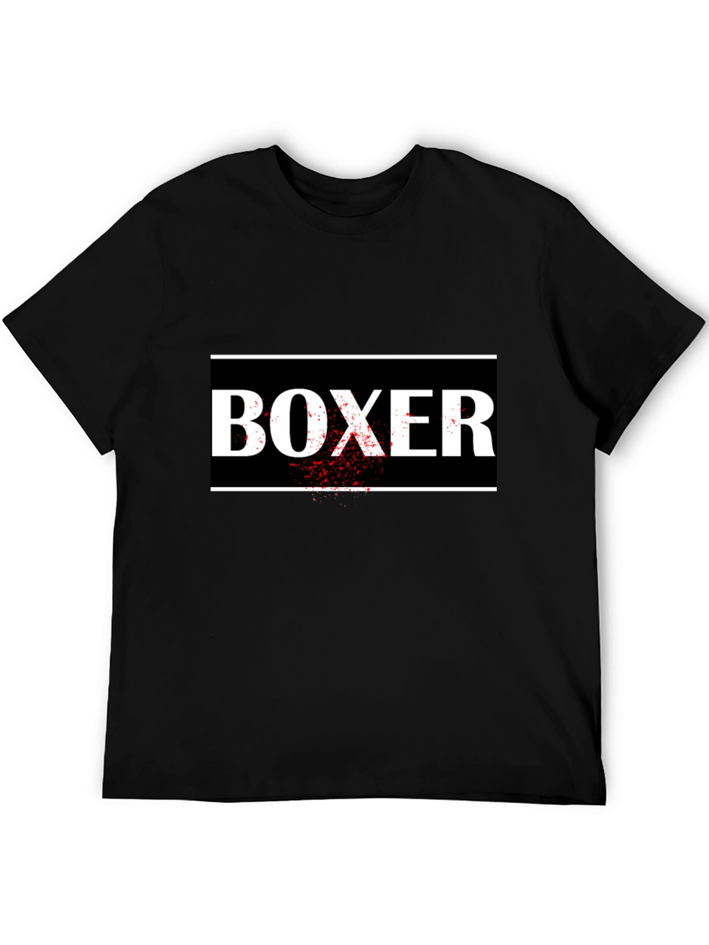 BOXER Graphic Tee - Stylish Black Cotton T-Shirt