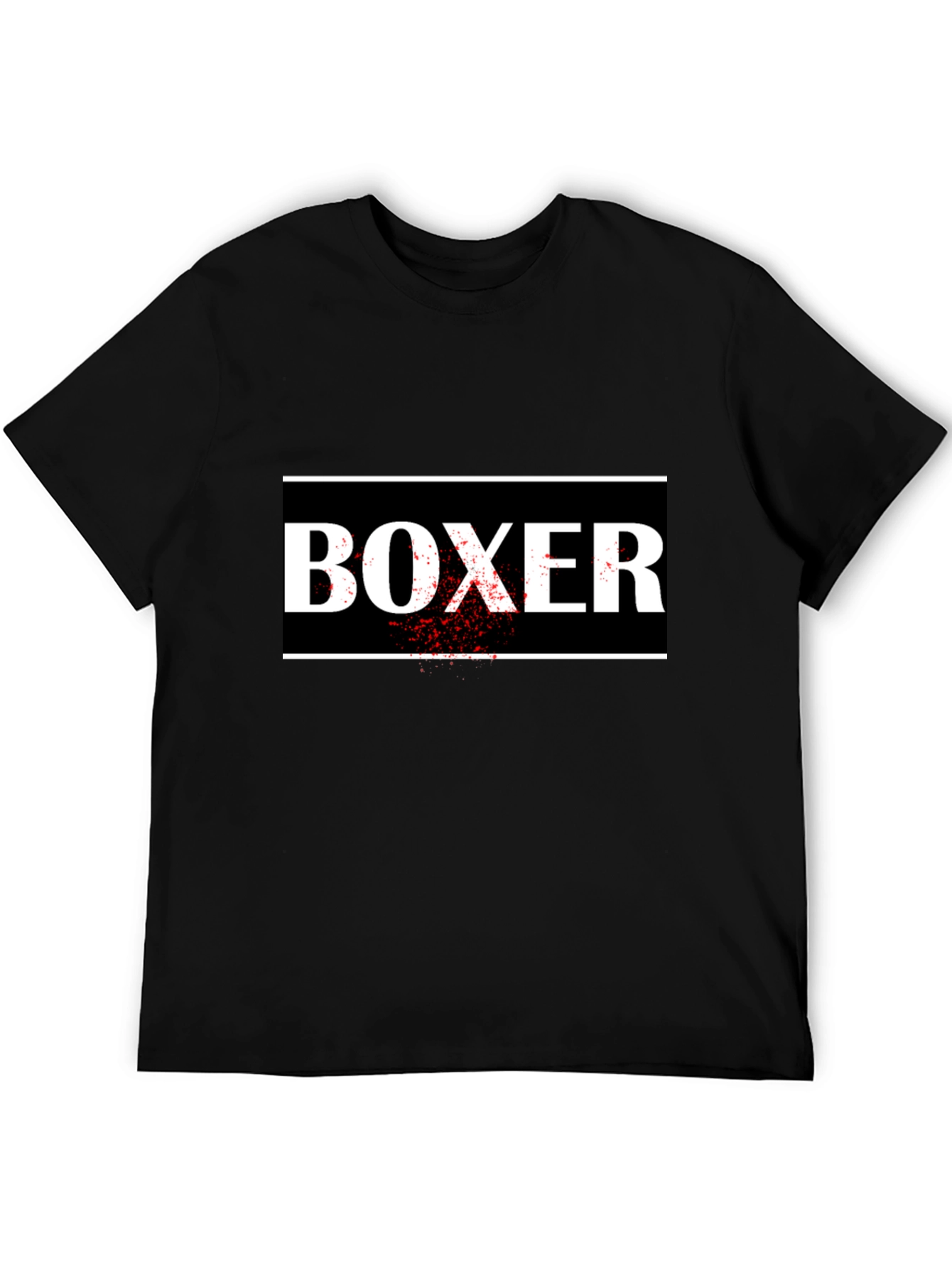 BOXER Graphic Tee - Stylish Black Cotton T-Shirt