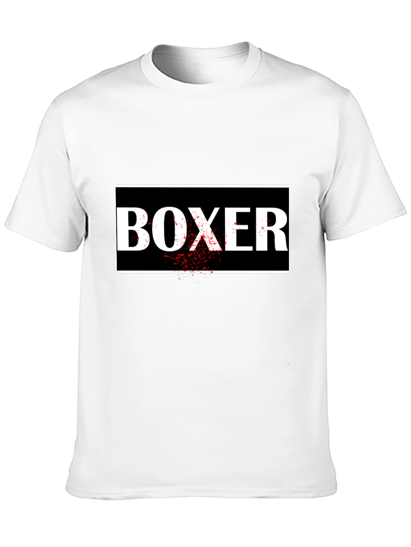 BOXER Graphic Tee - Stylish Black Cotton T-Shirt