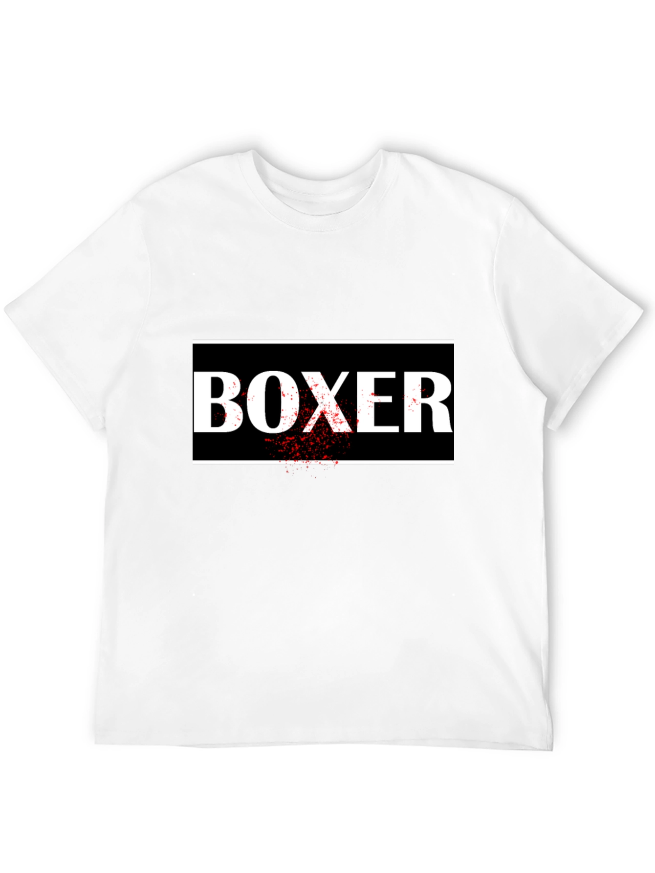 BOXER Graphic Tee - Stylish Black Cotton T-Shirt