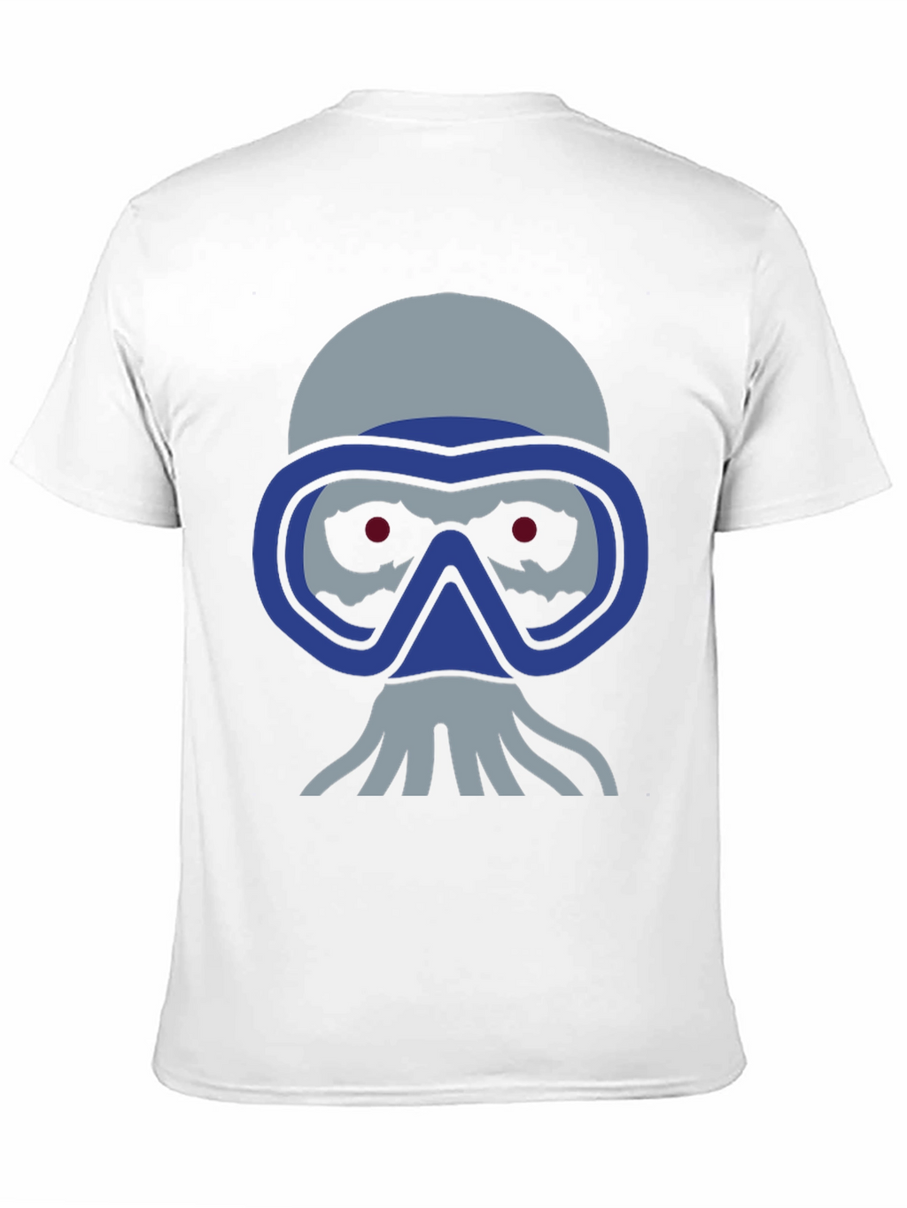 Diver Skull Graphic Tee - Black