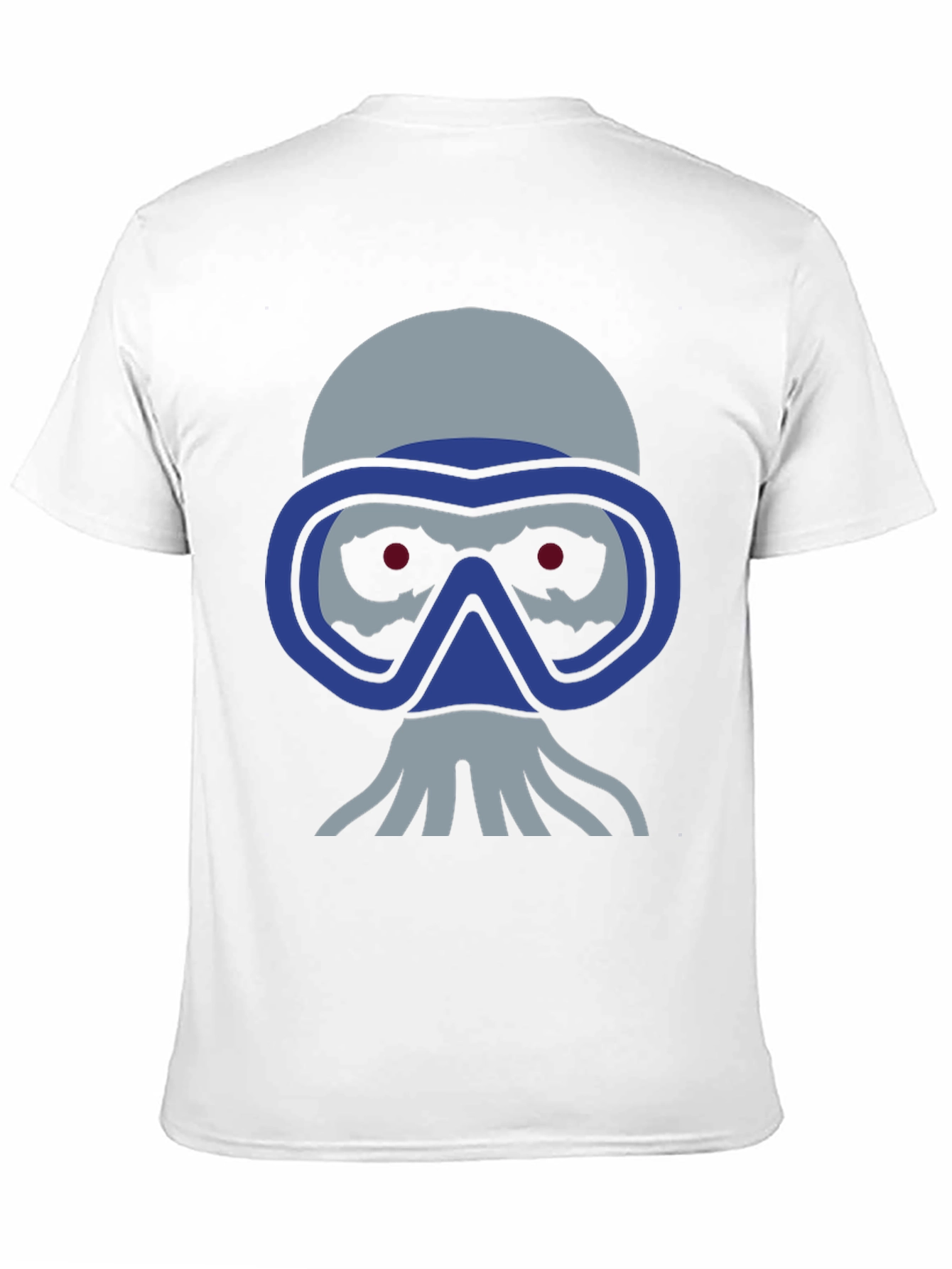 Diver Skull Graphic Tee - Black