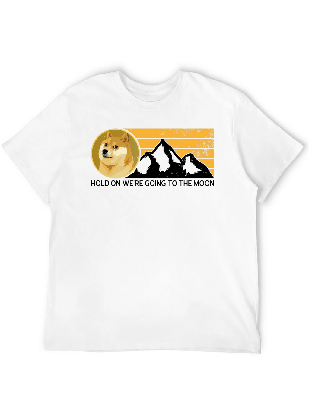 Doge to the Moon Black T-Shirt