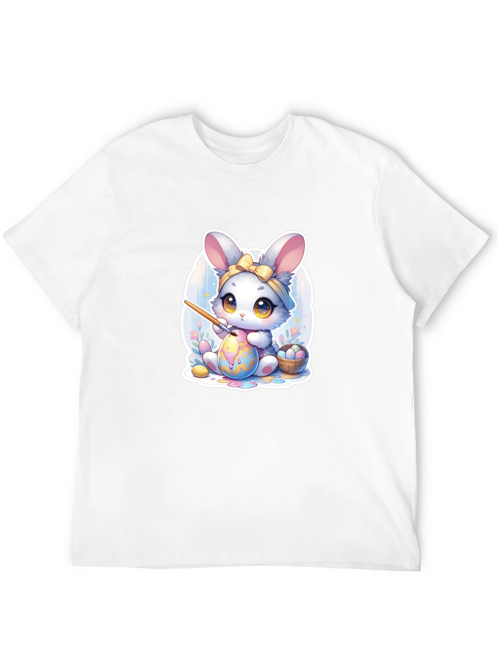 Easter Bunny Painting Eggs T-Shirt