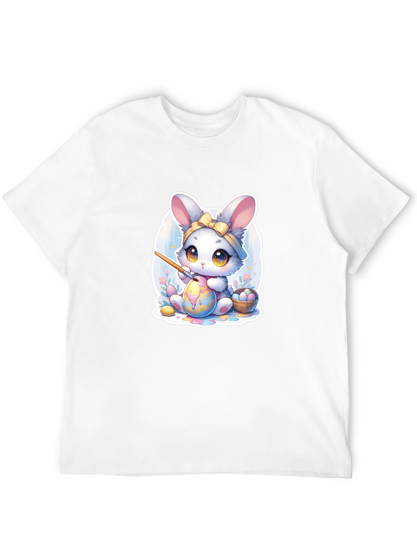 Easter Bunny Painting Eggs T-Shirt