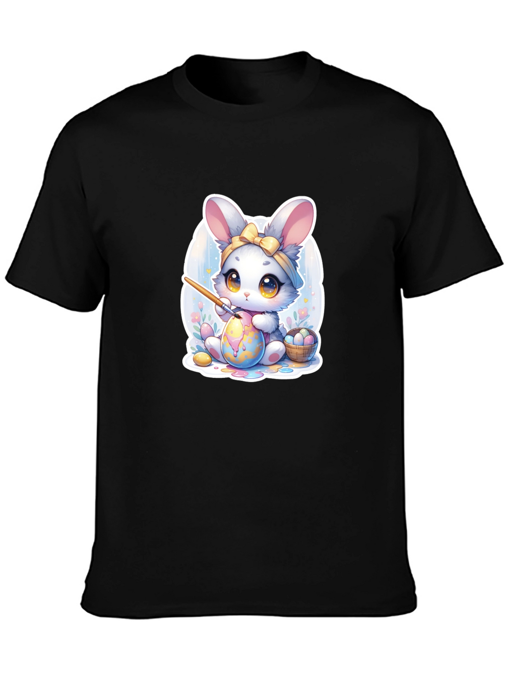 Easter Bunny Painting Eggs T-Shirt