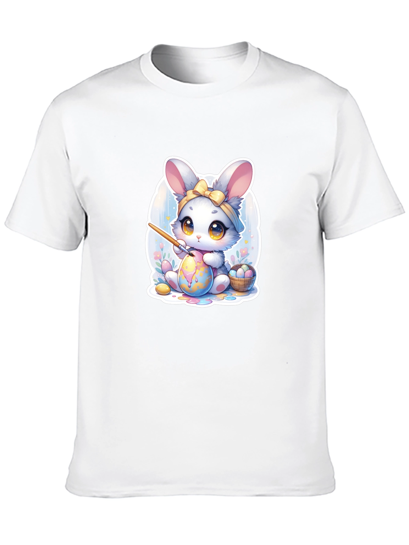 Easter Bunny Painting Eggs T-Shirt
