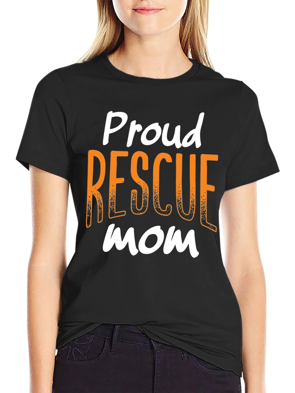 Proud Rescue Mom T-Shirt