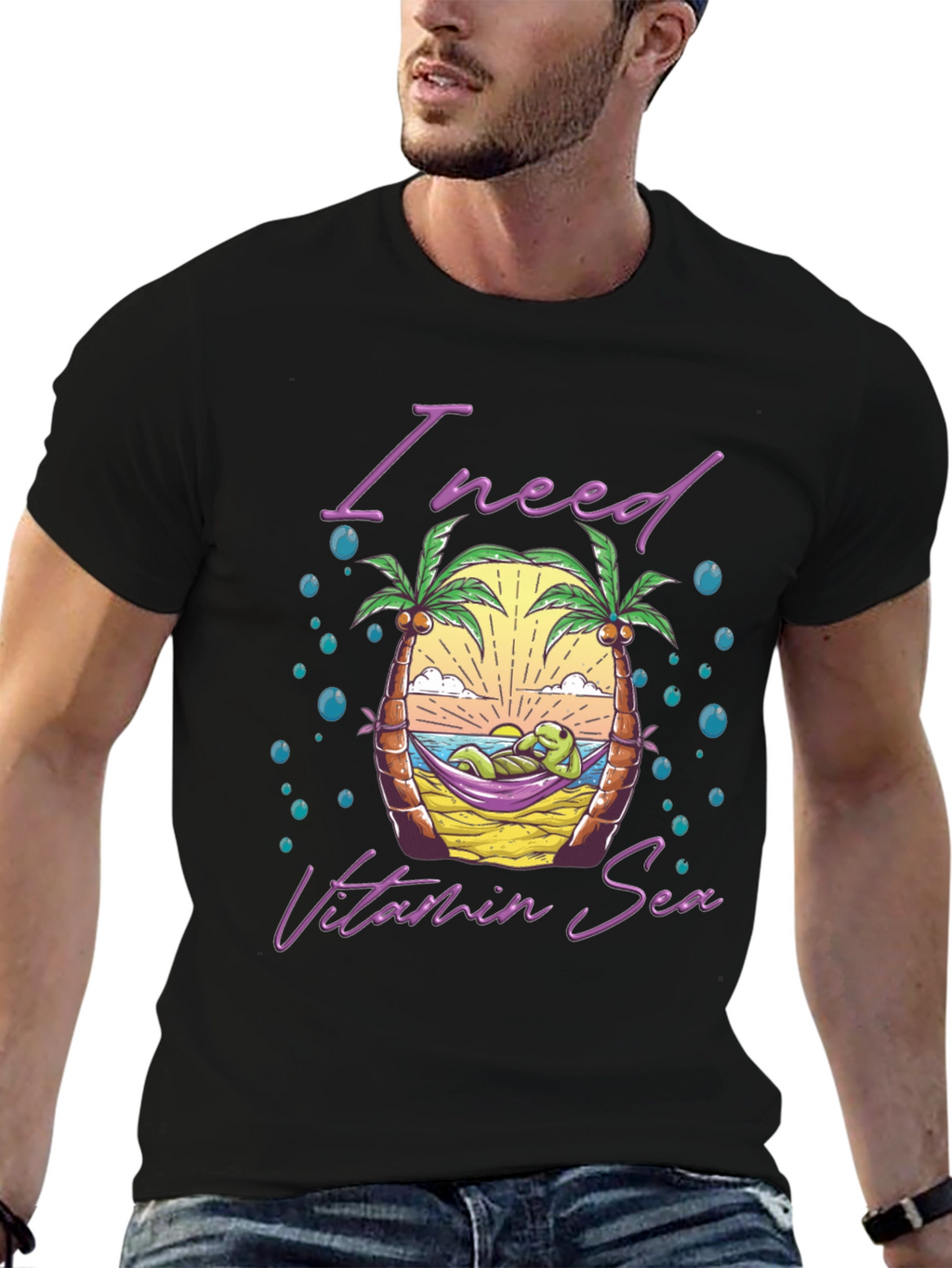 I Need Vitamin Sea Graphic T-Shirt