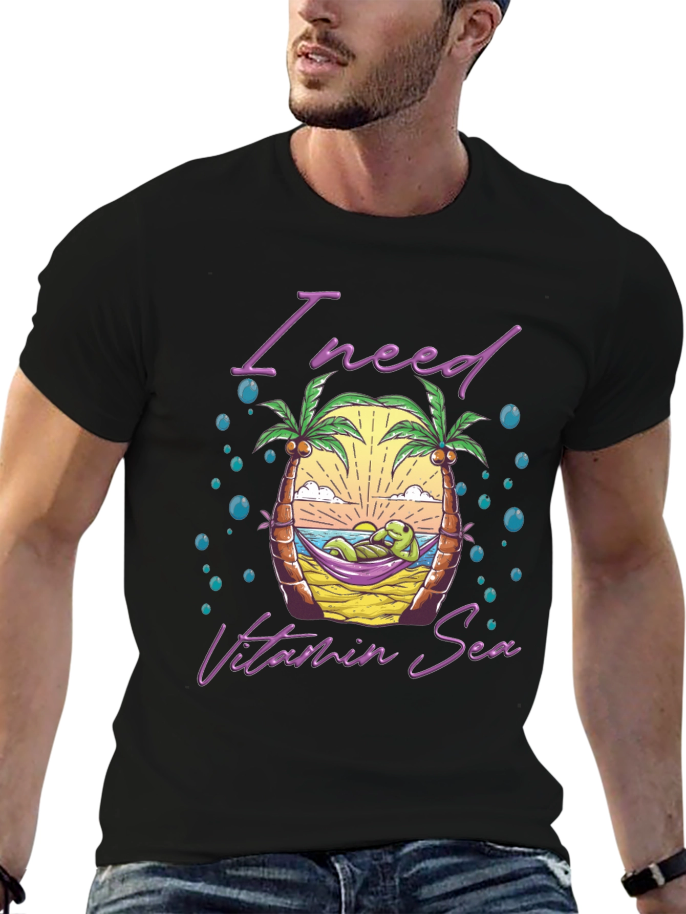 I Need Vitamin Sea Graphic T-Shirt