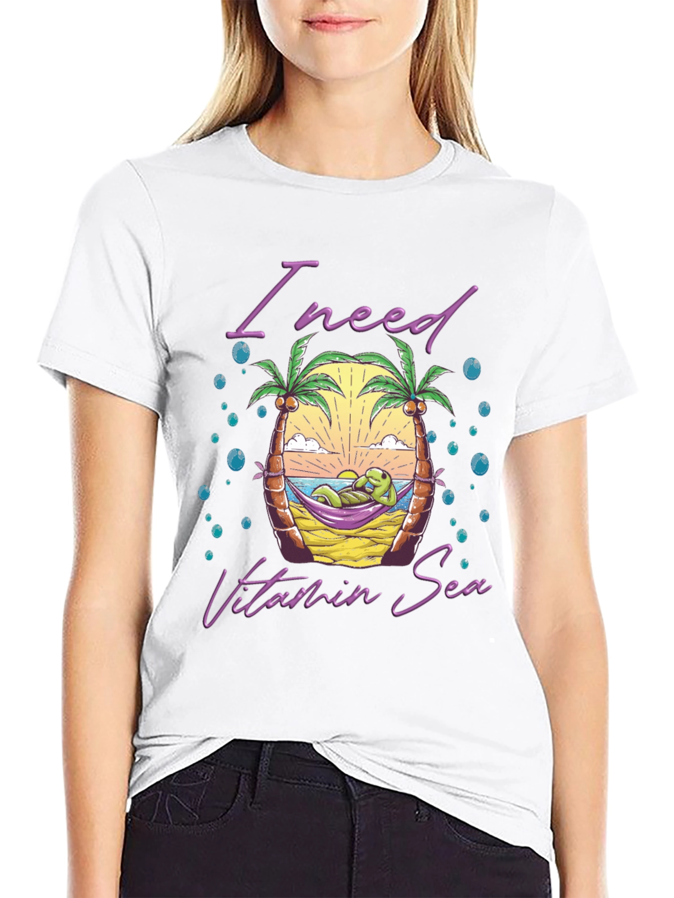 I Need Vitamin Sea Graphic T-Shirt