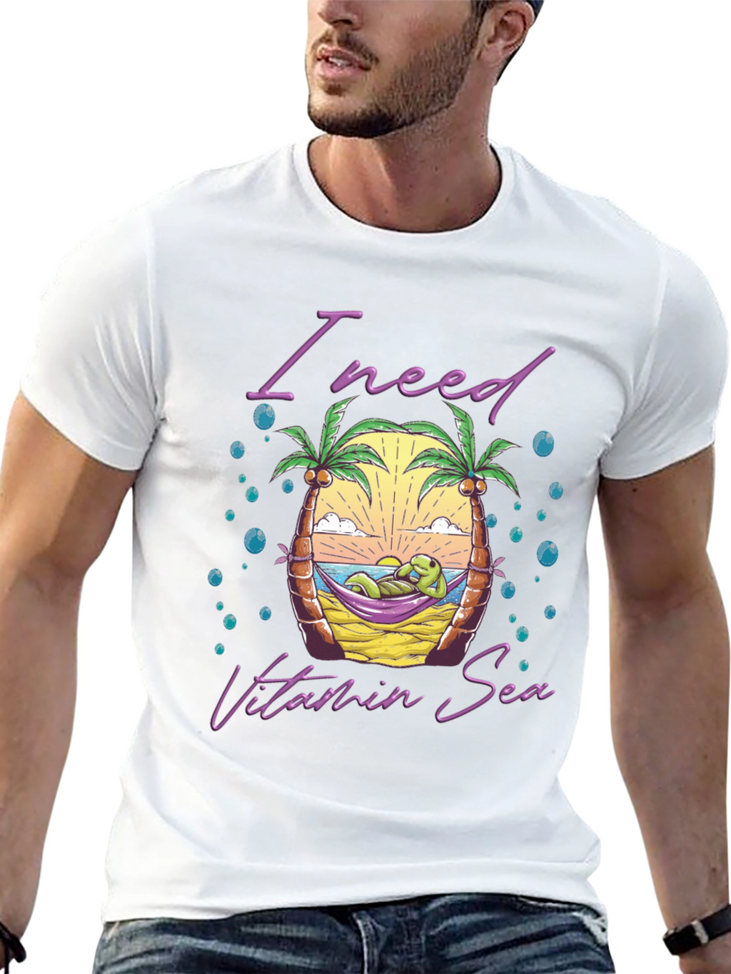 I Need Vitamin Sea Graphic T-Shirt