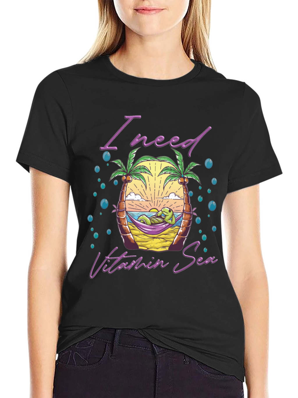 I Need Vitamin Sea Graphic T-Shirt