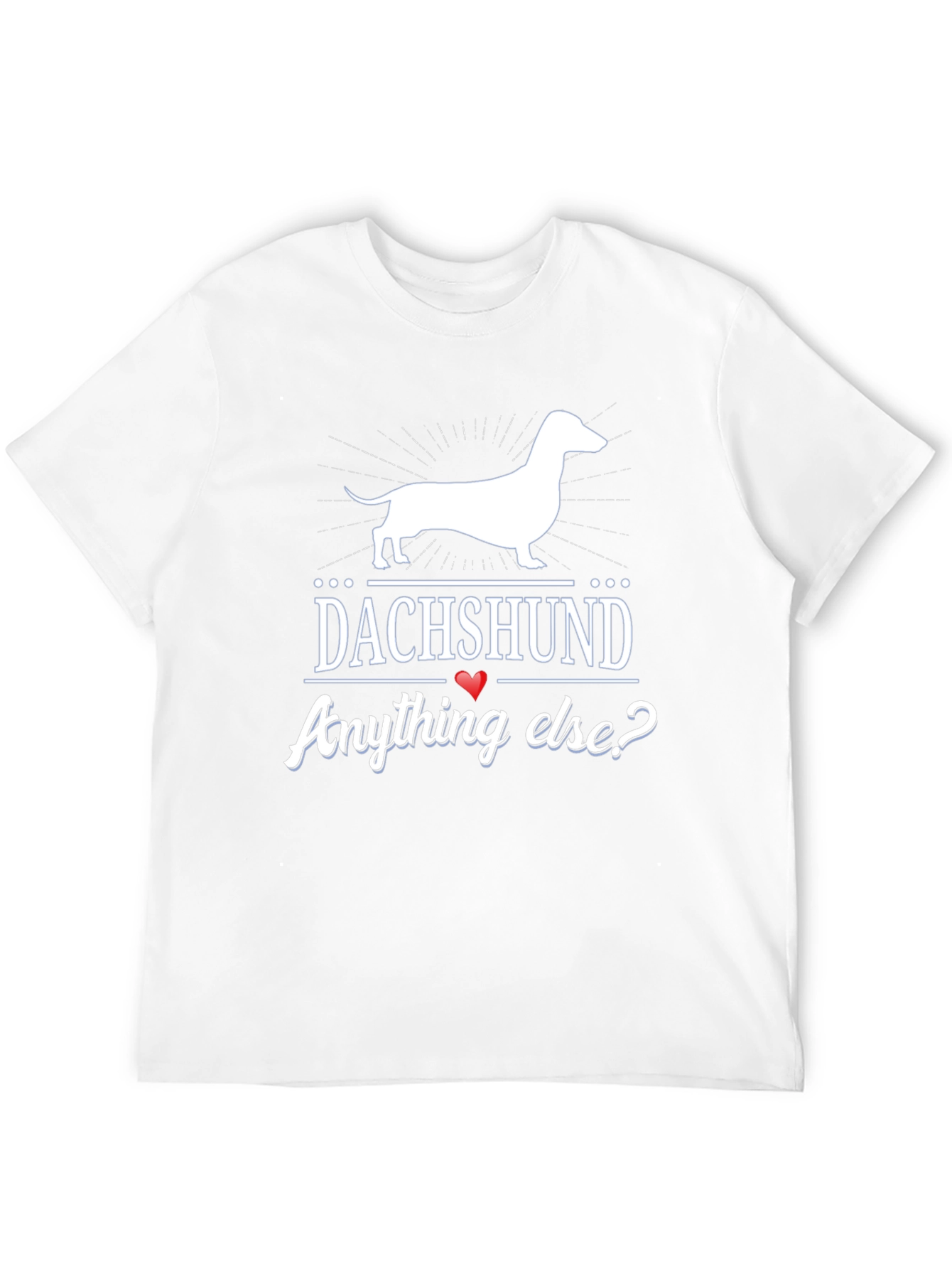 Dachshund Anything Else? Mens Black T-Shirt