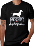 Dachshund Anything Else? Mens Black T-Shirt