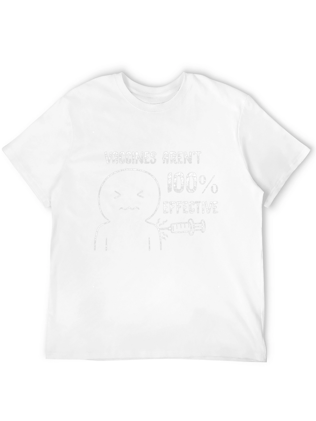 Vaccine Skeptic Graphic Tee - Not 100% Effective T-Shirt