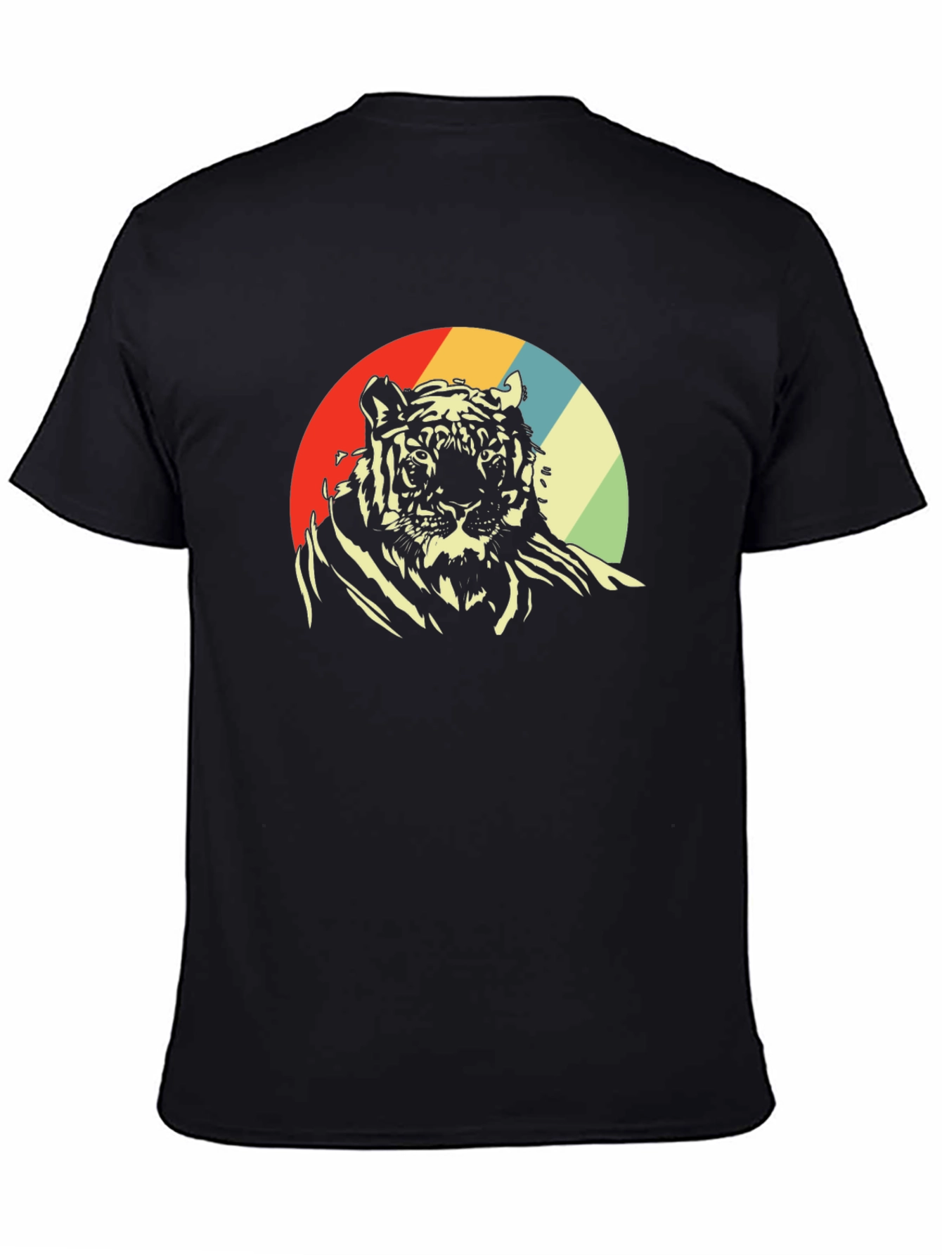 Retro Tiger Graphic Tee - Vintage Style T-Shirt