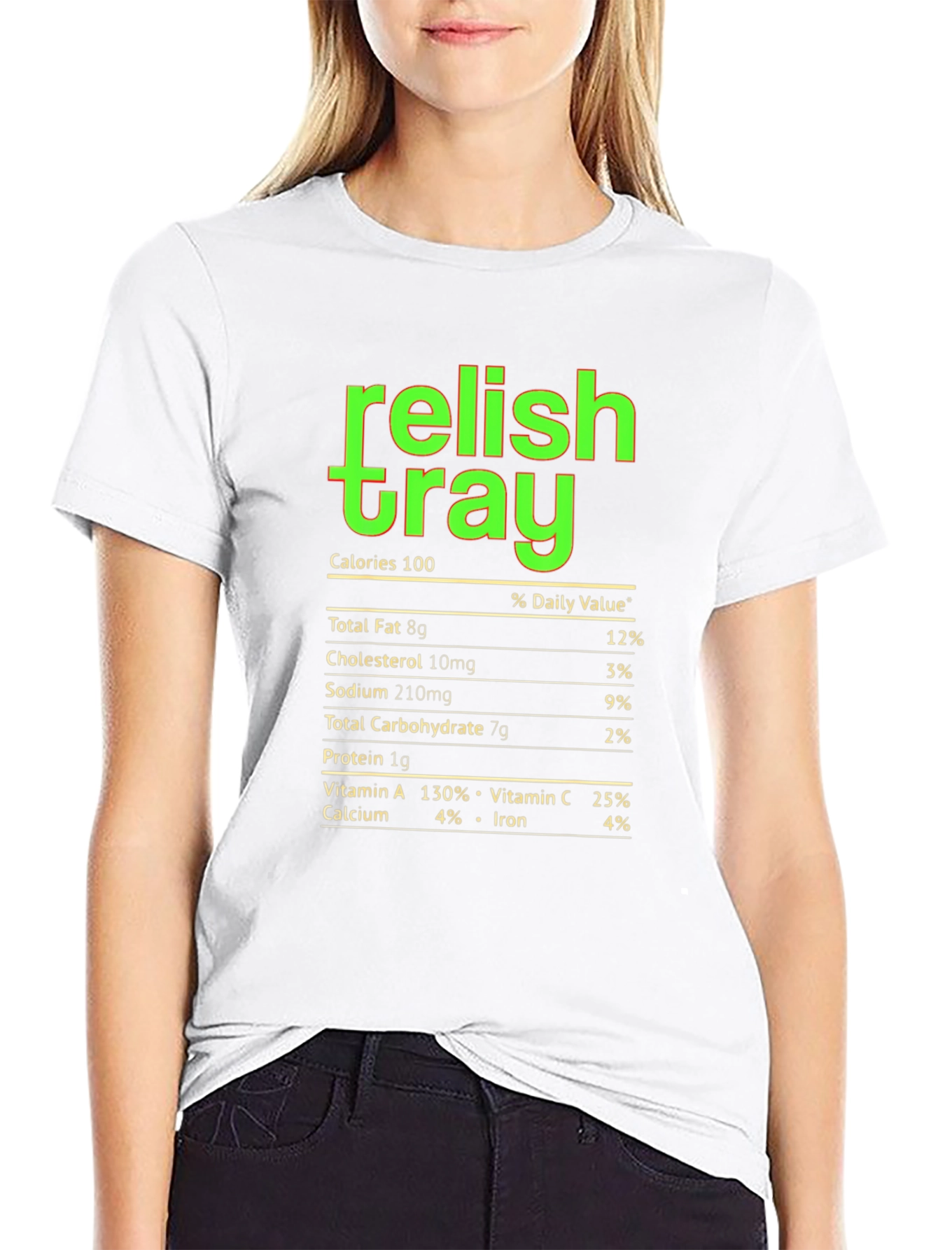 Relish Tray Nutrition Facts Graphic Tee