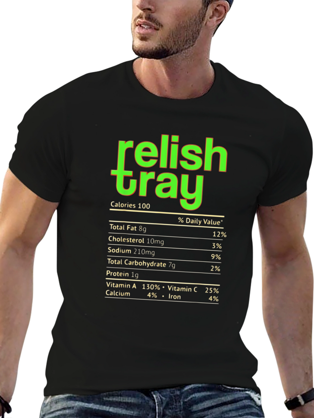 Relish Tray Nutrition Facts Graphic Tee