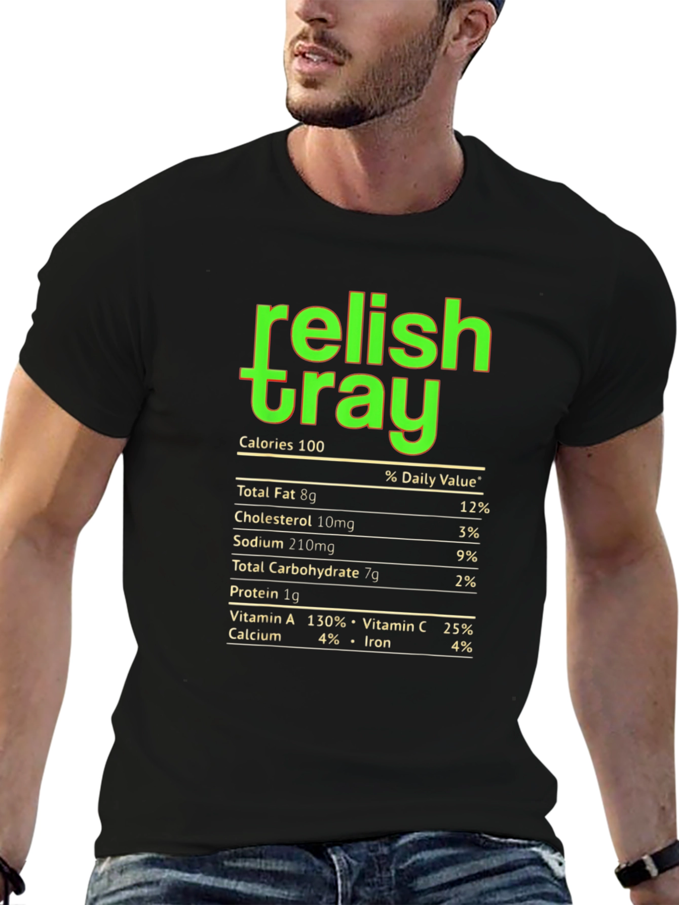 Relish Tray Nutrition Facts Graphic Tee