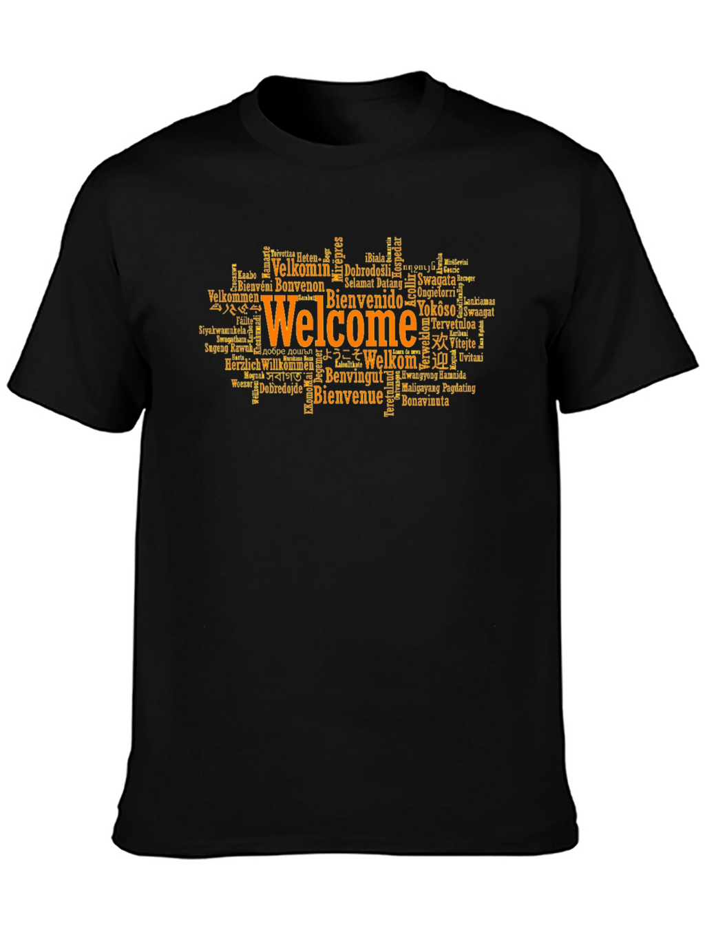 Welcome Around The World Graphic T-Shirt