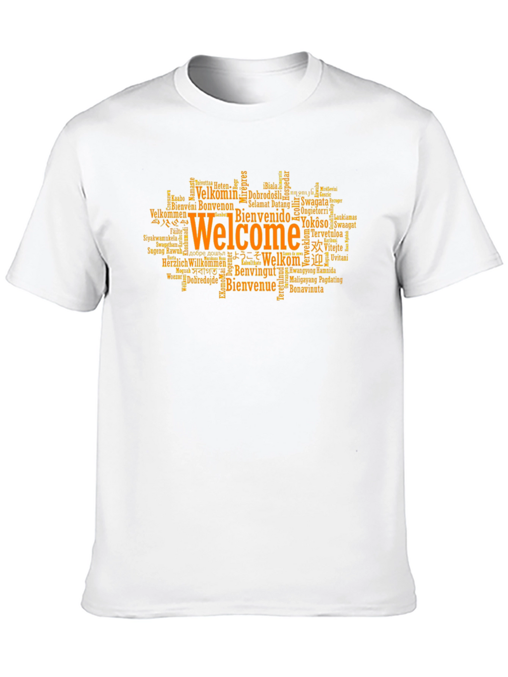 Welcome Around The World Graphic T-Shirt