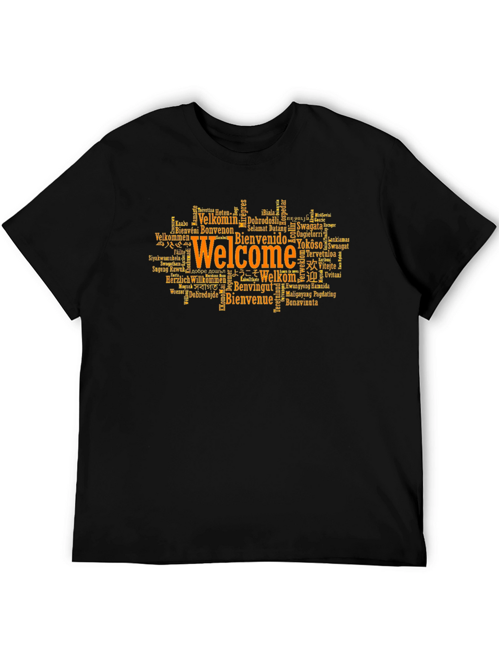 Welcome Around The World Graphic T-Shirt