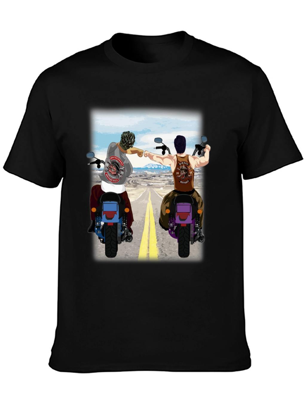 Bikers Brotherhood T-Shirt Motorcycle Club Tee