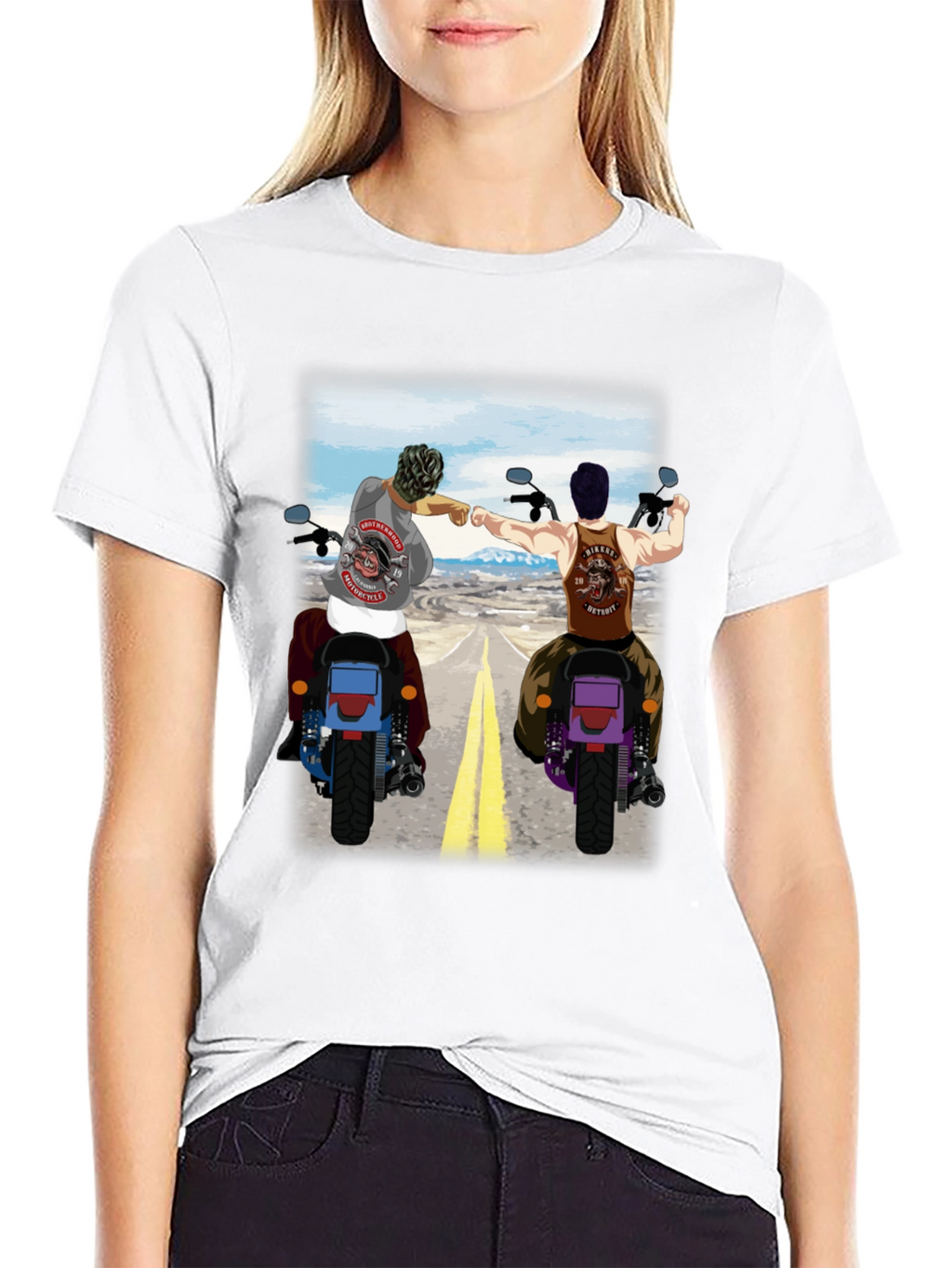Bikers Brotherhood T-Shirt Motorcycle Club Tee