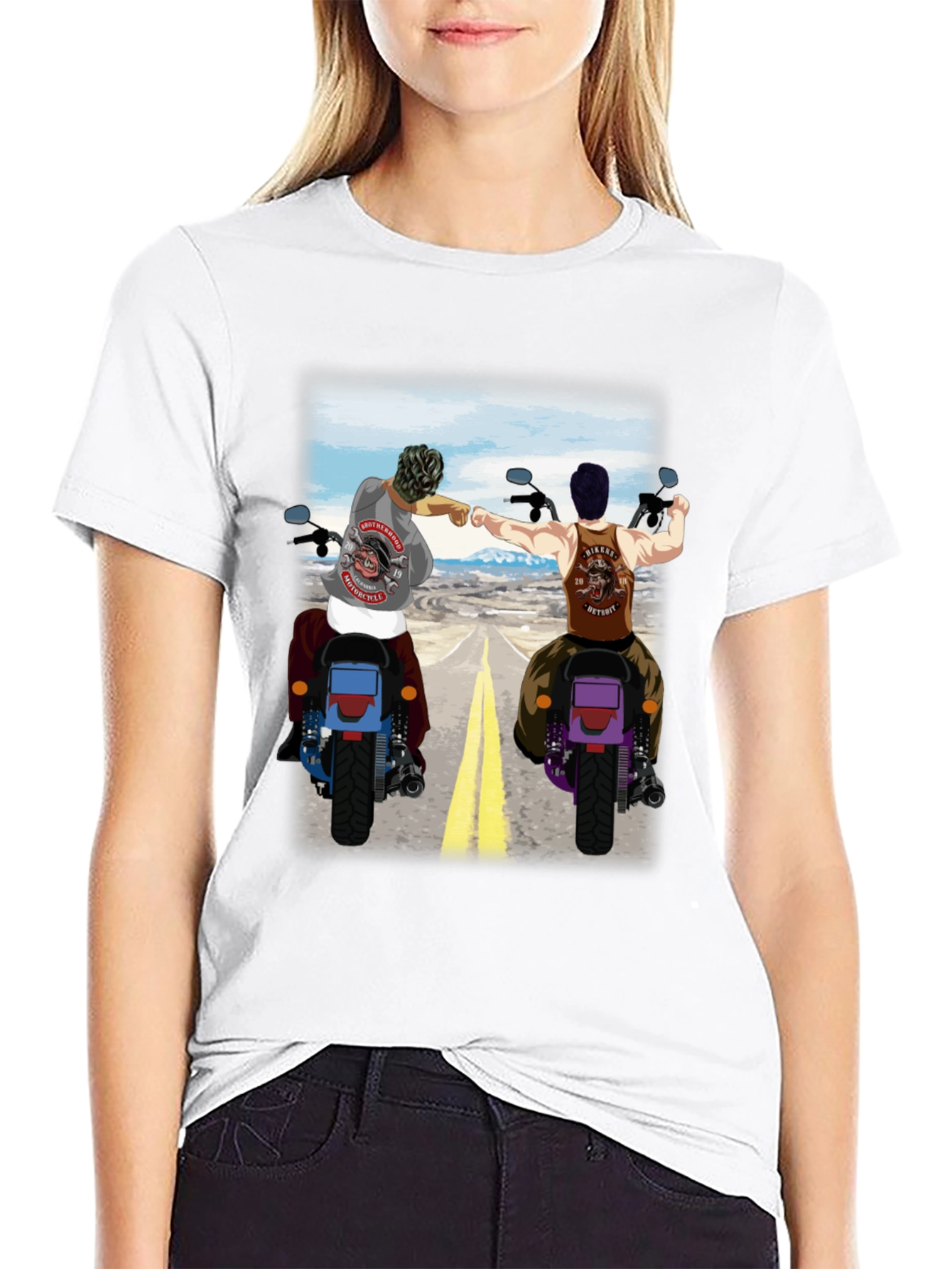 Bikers Brotherhood T-Shirt Motorcycle Club Tee