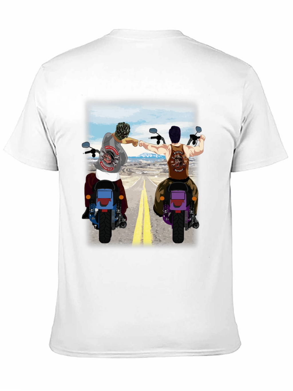 Bikers Brotherhood T-Shirt Motorcycle Club Tee