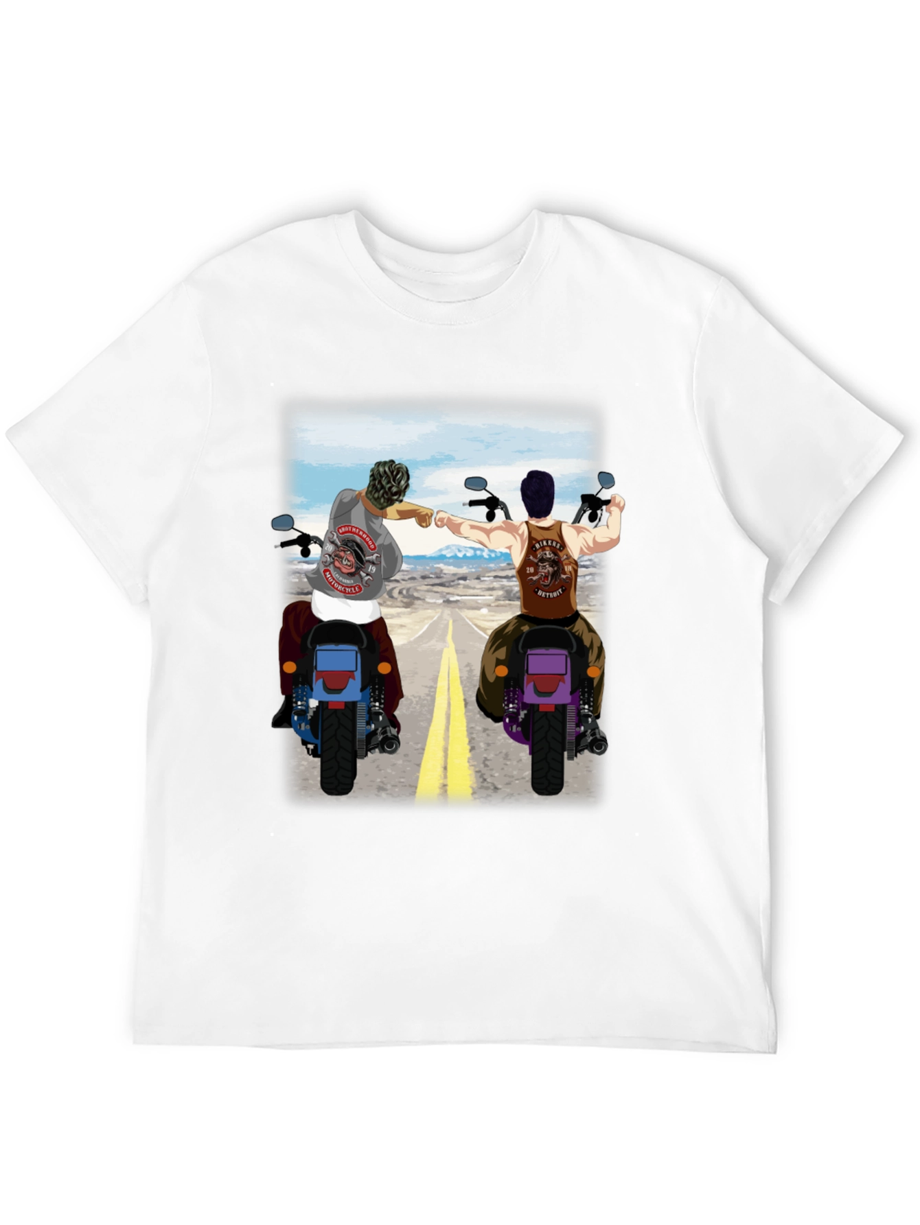 Bikers Brotherhood T-Shirt Motorcycle Club Tee