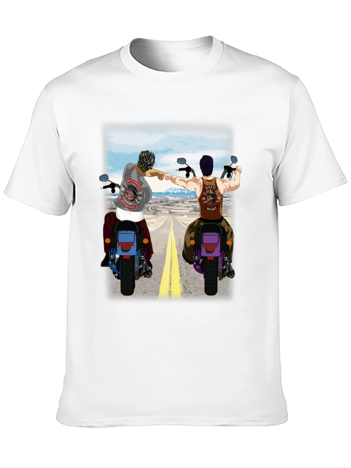 Bikers Brotherhood T-Shirt Motorcycle Club Tee