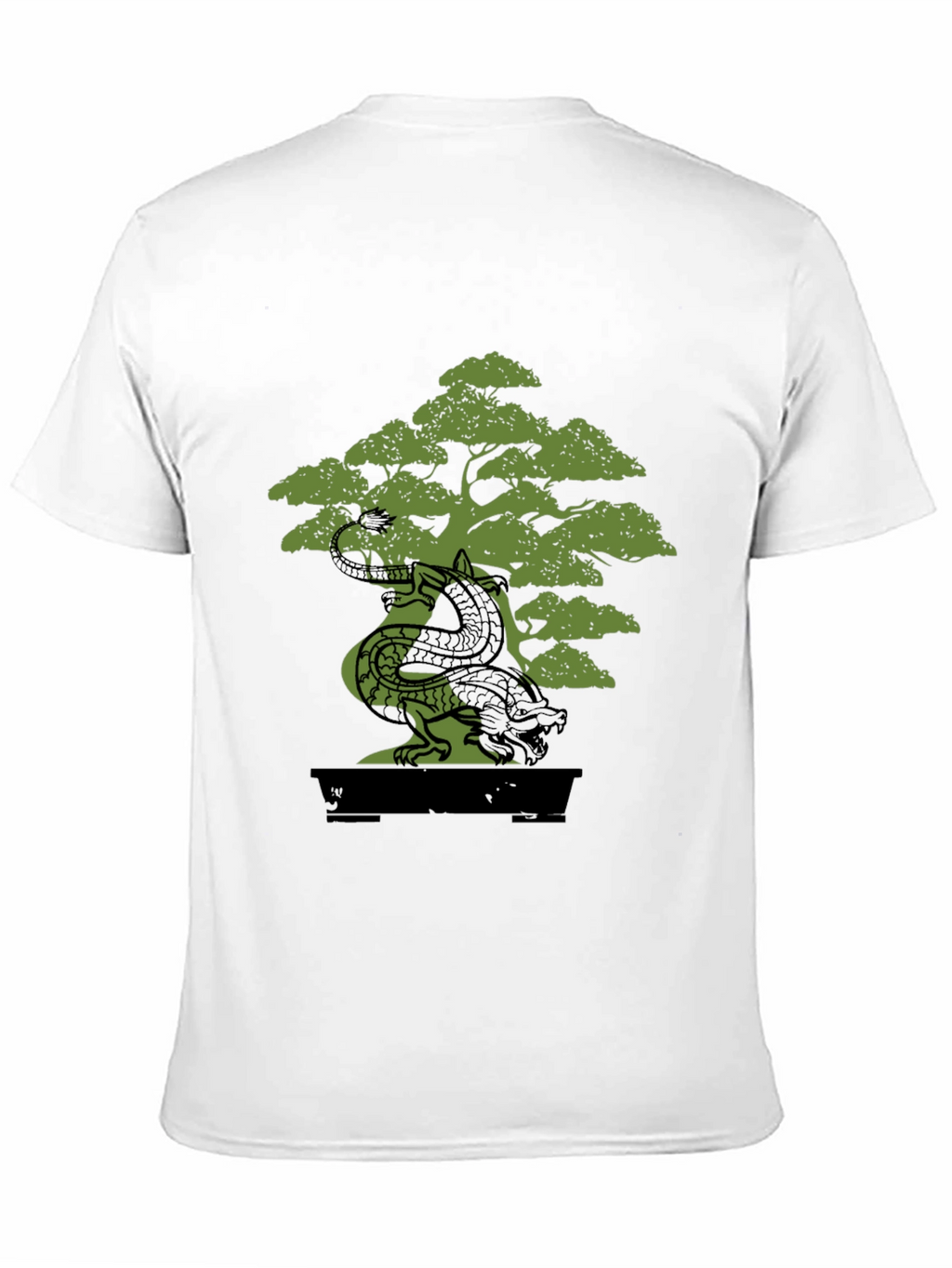 Dragon Bonsai Graphic Tee - Unique Design