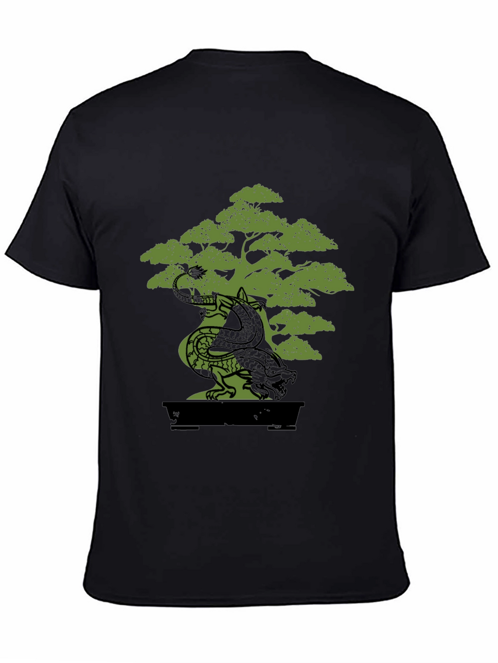 Dragon Bonsai Graphic Tee - Unique Design