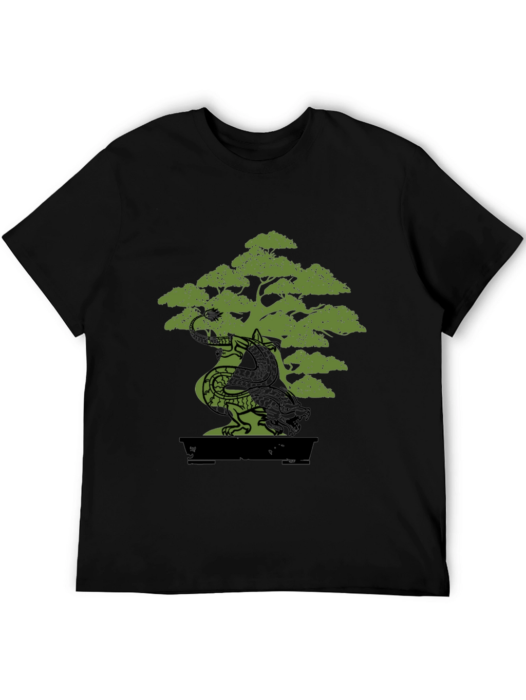 Dragon Bonsai Graphic Tee - Unique Design
