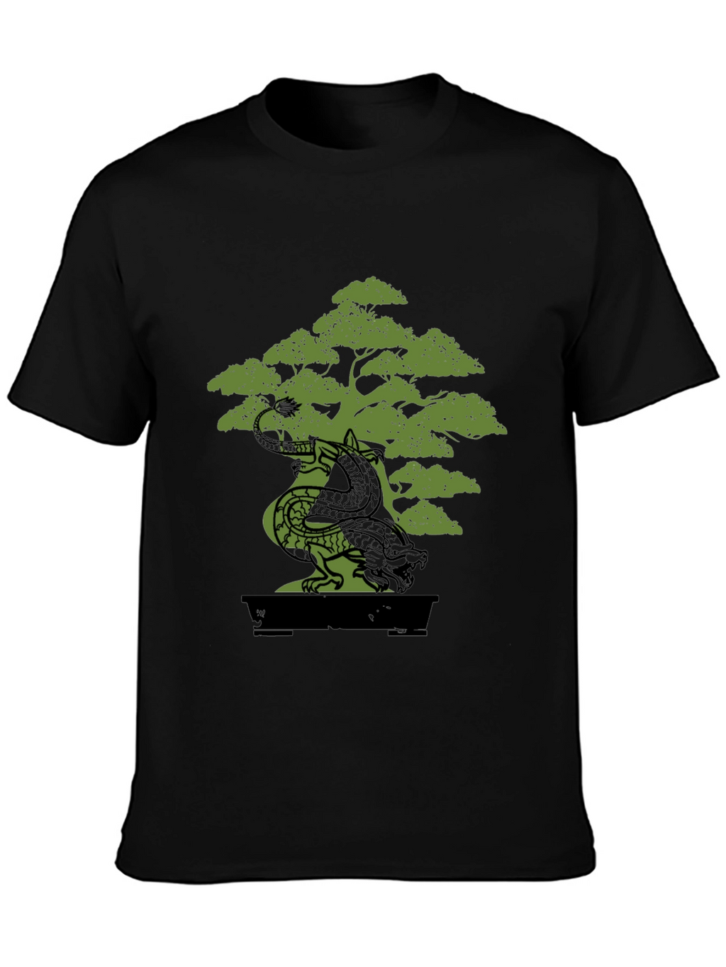 Dragon Bonsai Graphic Tee - Unique Design