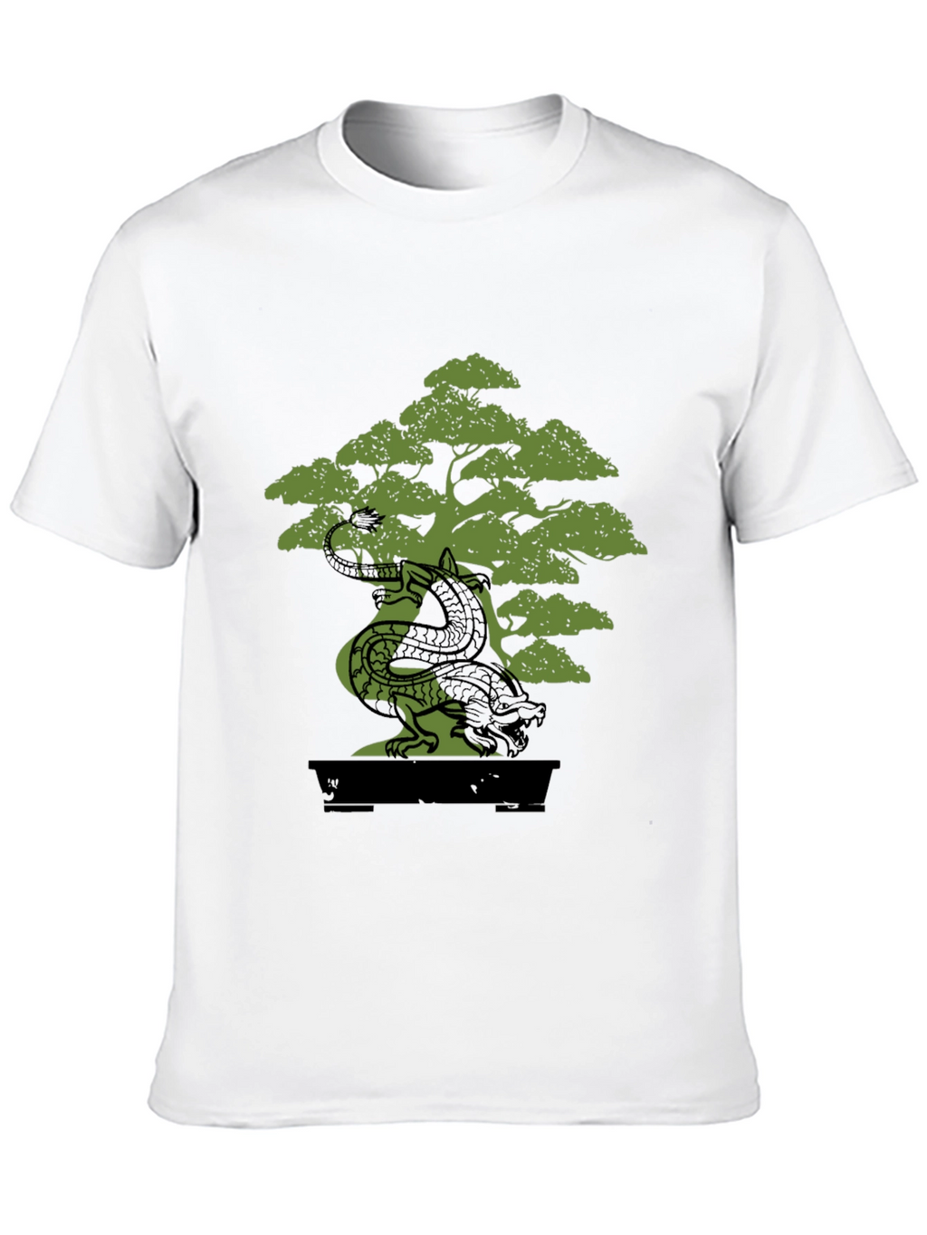 Dragon Bonsai Graphic Tee - Unique Design