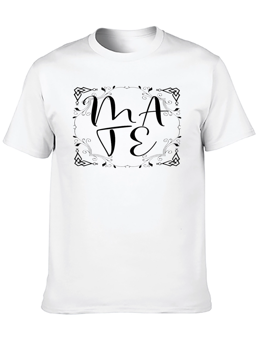 Mate Celtic Lettered Graphic Tee - Black
