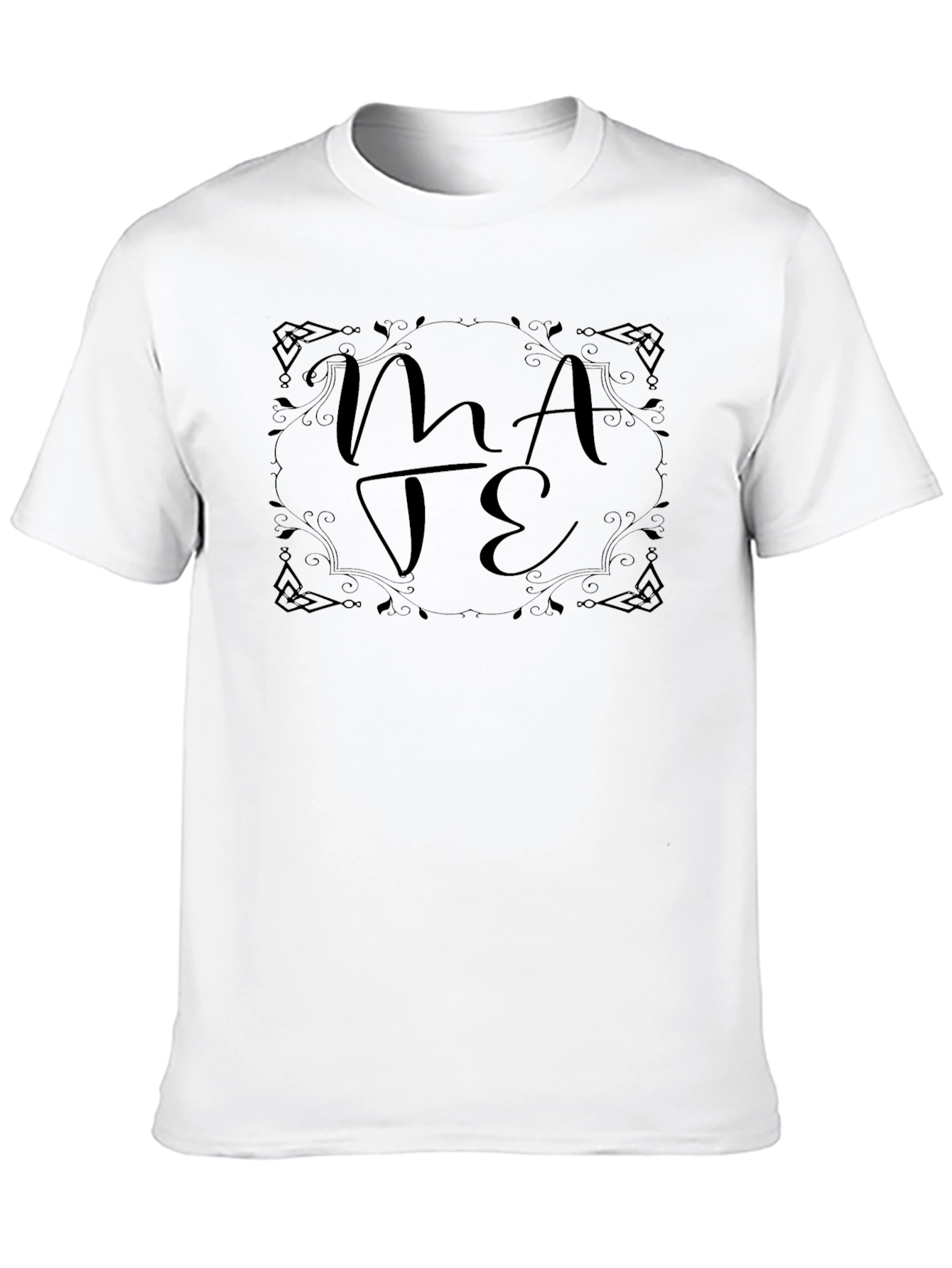 Mate Celtic Lettered Graphic Tee - Black