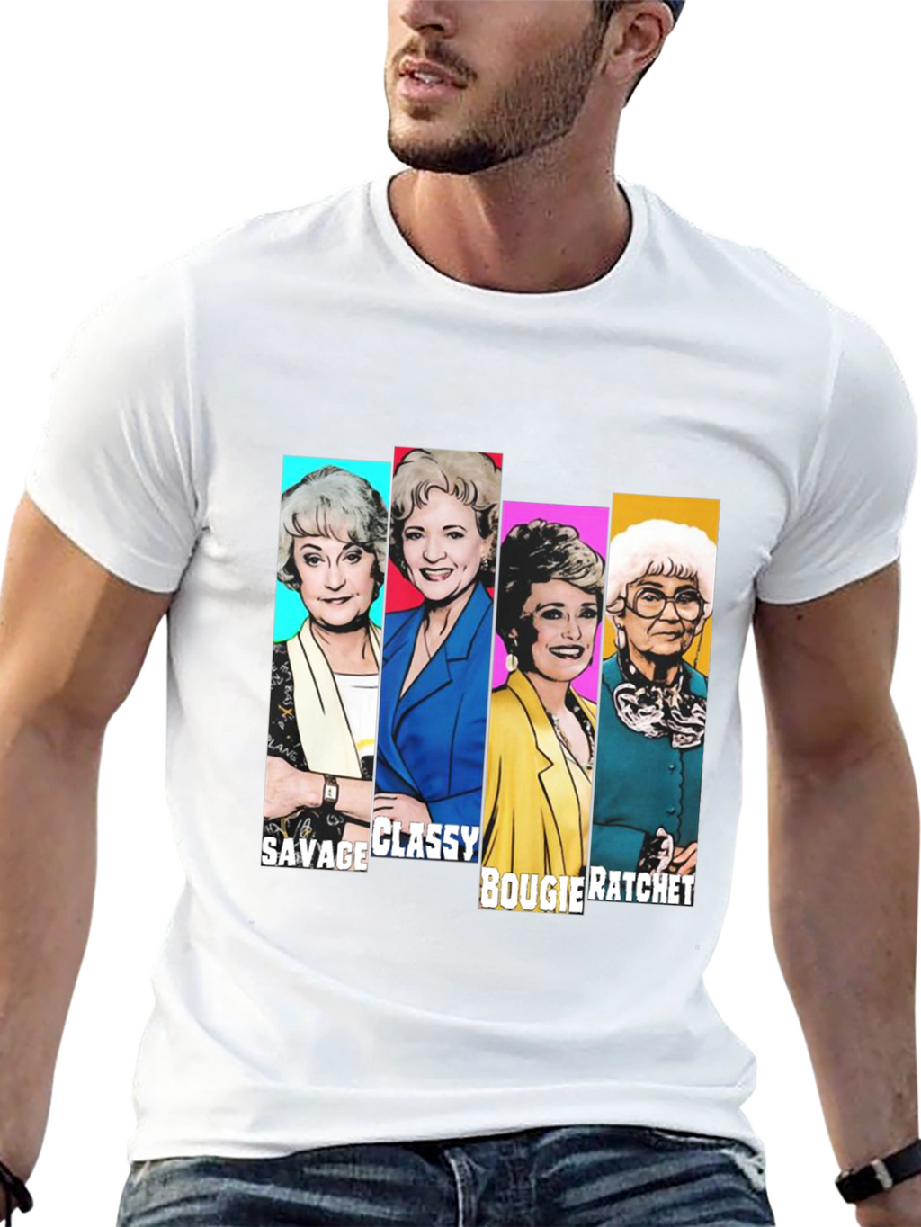 Golden Girls Savage Classy Bougie Ratchet T-Shirt