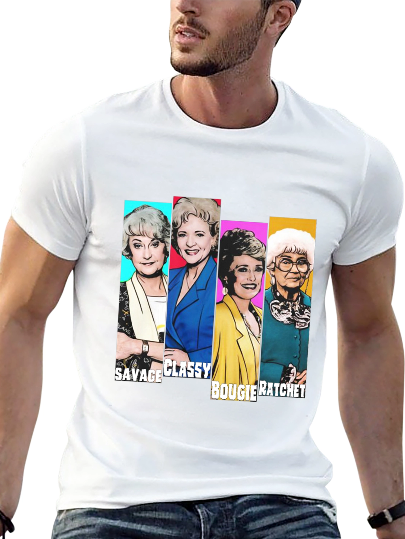 Golden Girls Savage Classy Bougie Ratchet T-Shirt
