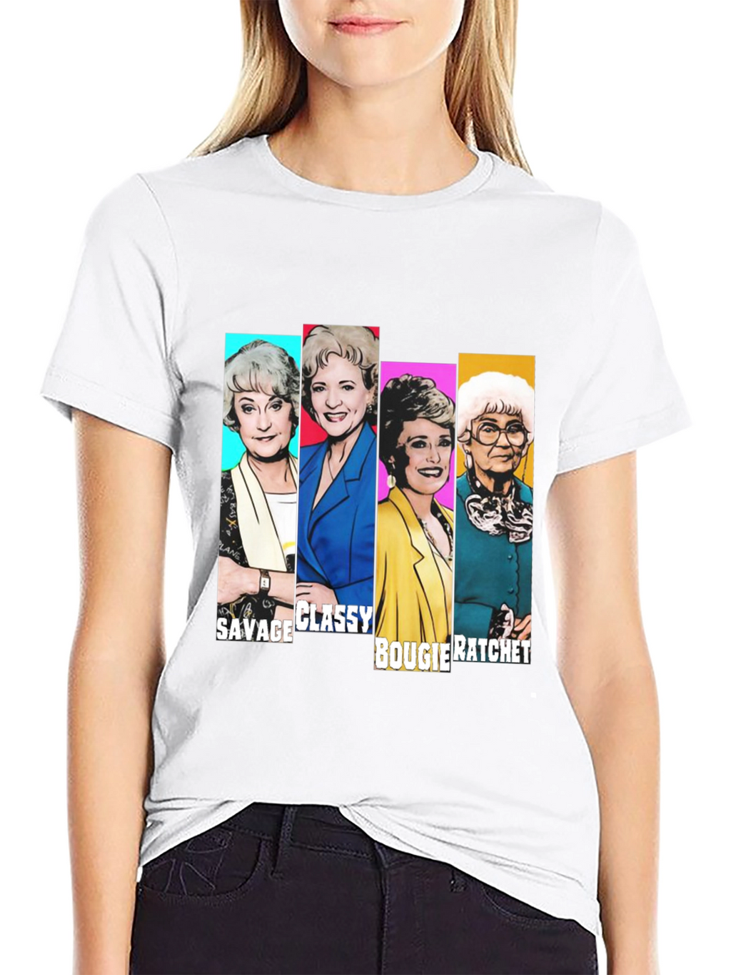 Golden Girls Savage Classy Bougie Ratchet T-Shirt