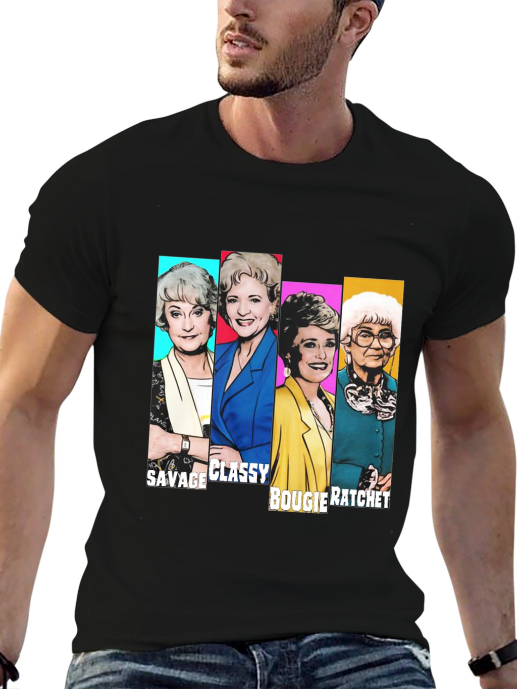 Golden Girls Savage Classy Bougie Ratchet T-Shirt