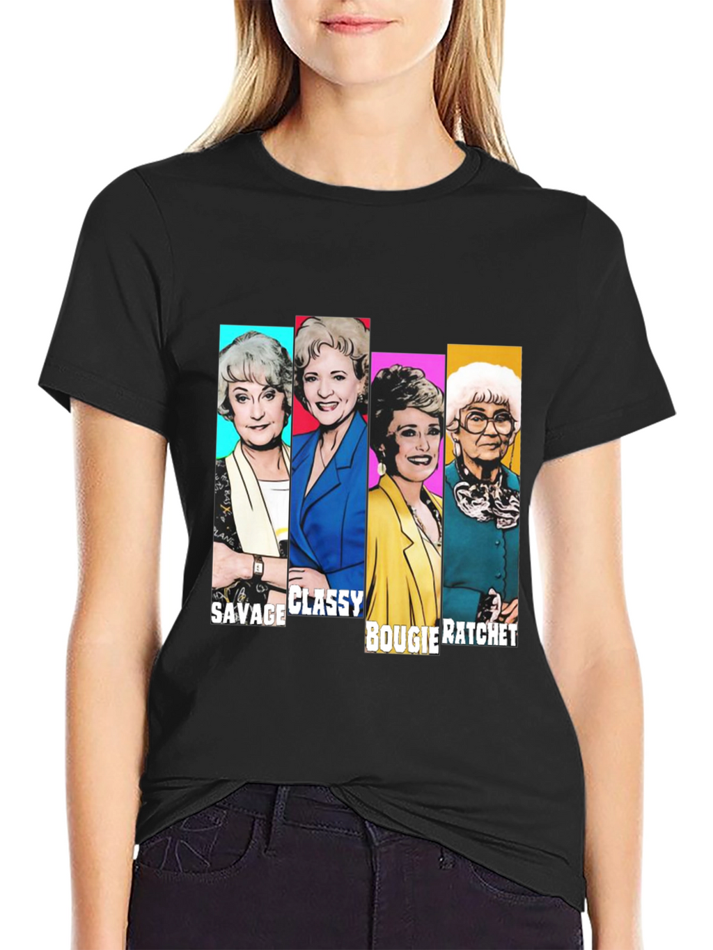 Golden Girls Savage Classy Bougie Ratchet T-Shirt