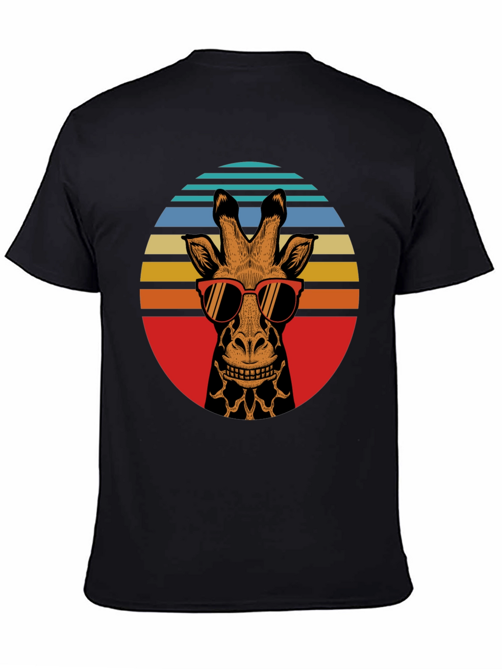 Retro Giraffe Sunglasses Graphic Tee