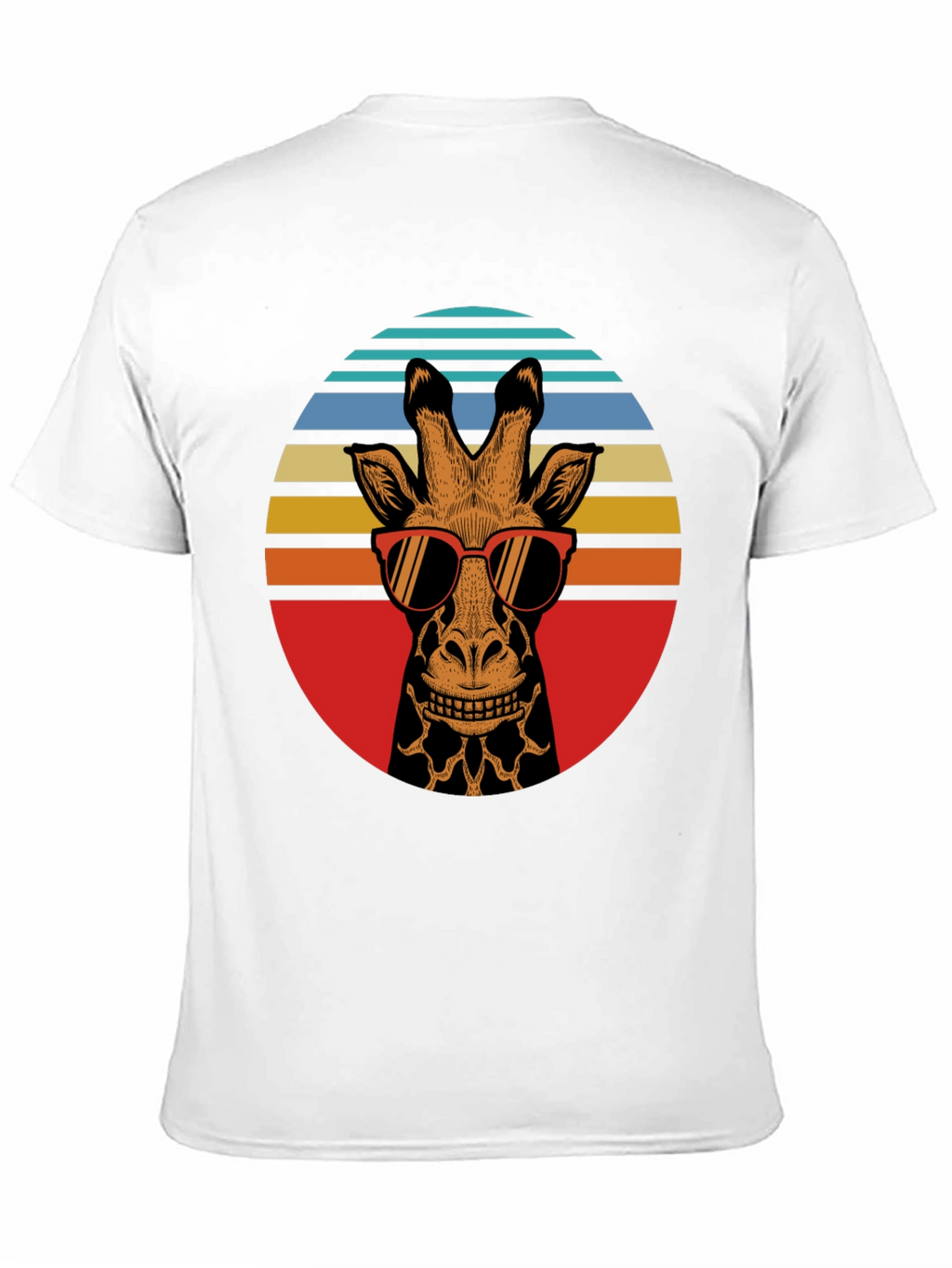 Retro Giraffe Sunglasses Graphic Tee